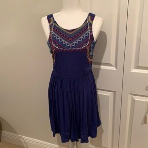 2/12 Xhilaration Blue Sleeveless Dress Size Small